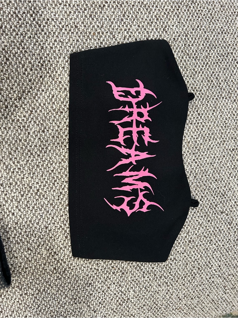 Black Women’s tub top Pink Graphic